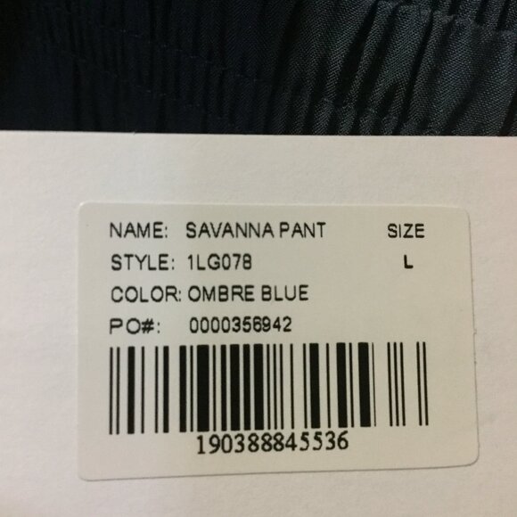 NWT Travis Mathew wide leg pull on Savana pants blue in color size large - Picture 8 of 8